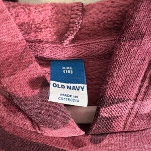 Old navy kids raw hem sweatshirt